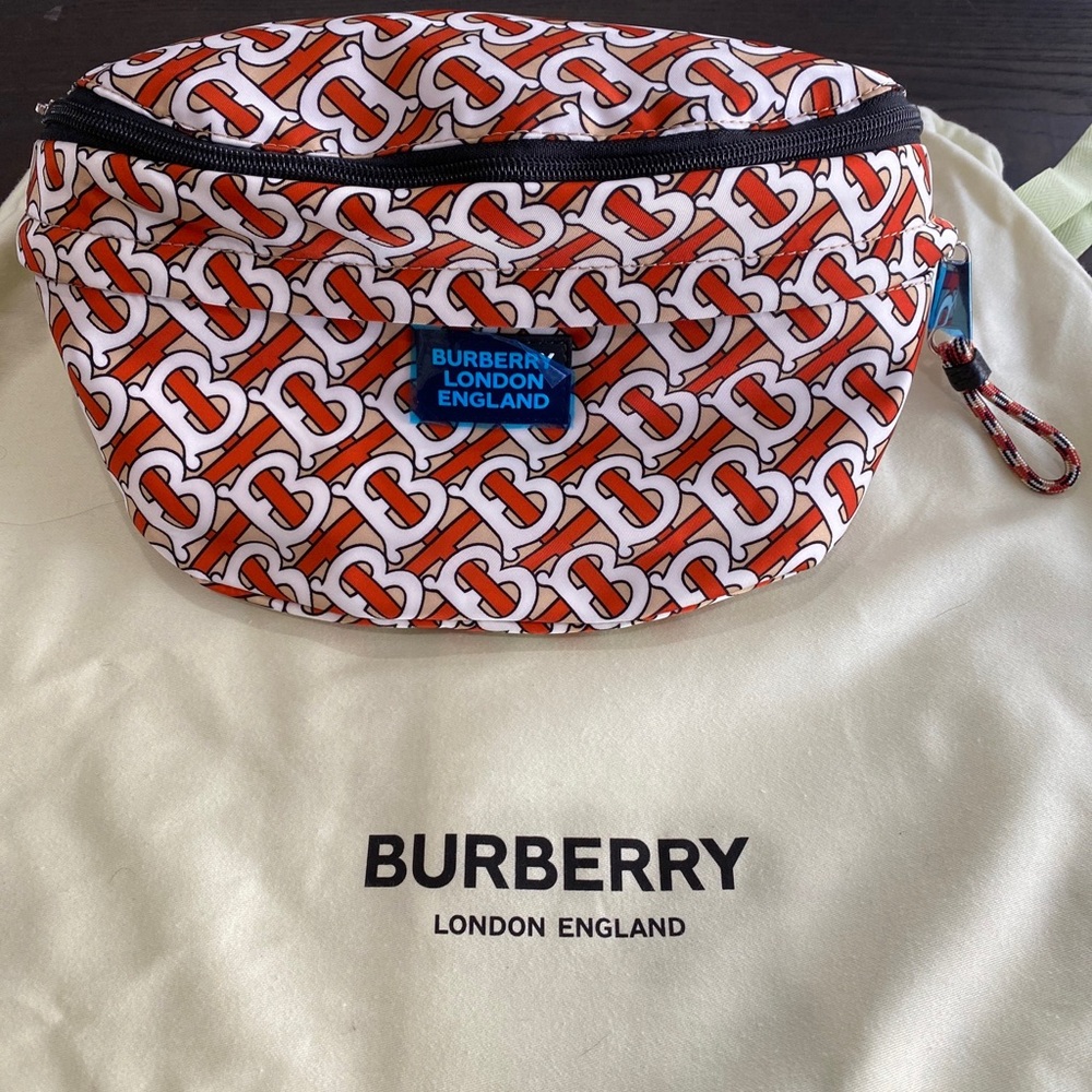 Burberry TB logo convertible backpack to bum bag
